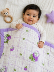 Blue Berry - Muslin Baby Blanket